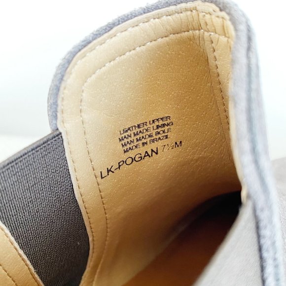 Lucky Brand Women's Pogan Ankle Bootie, Coffee Rustic Suede, Gray, Size 7.5M - Picture 7 of 8